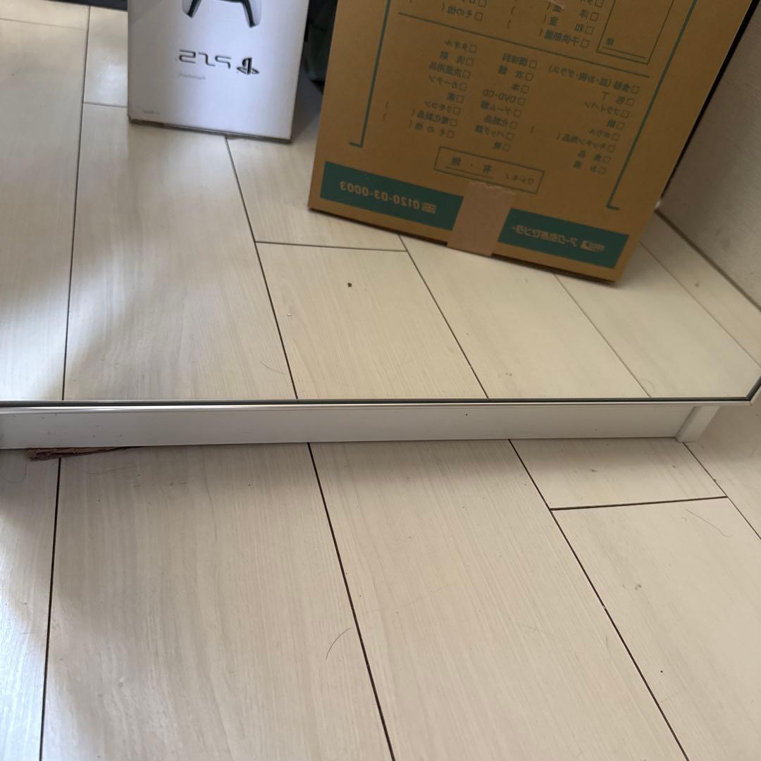 IKEA PAX ワードローブ キャビネット ミラー扉付き ホワイ50cm幅