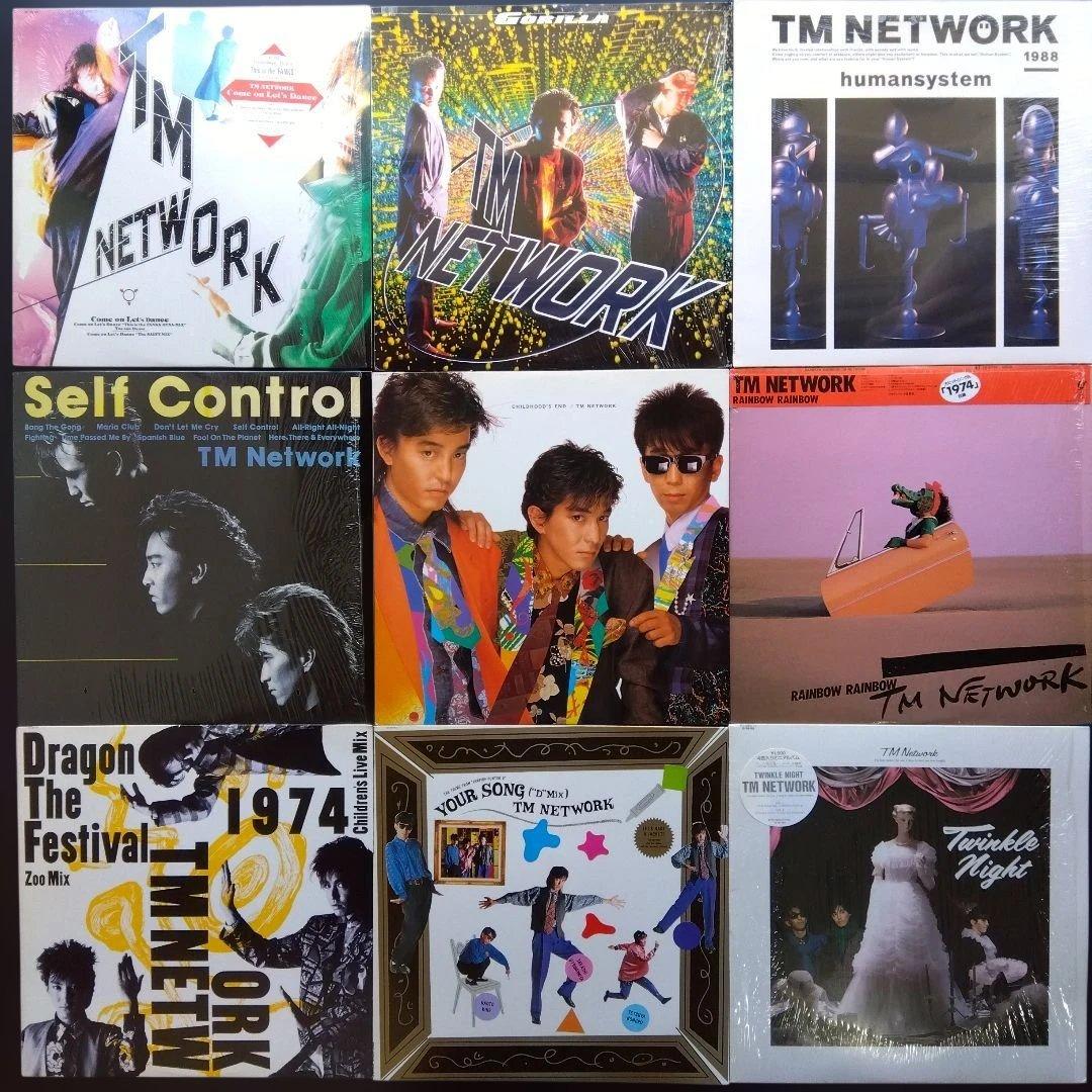 TM NETWORK LPレコードコレクション9枚