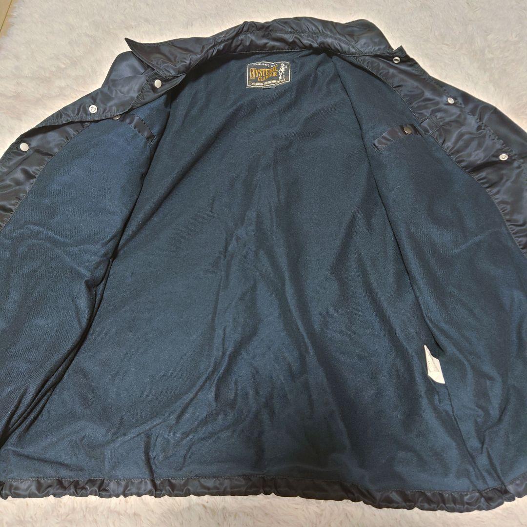 ヒステリックグラマー コーチジャケット ロゴ　メンズM　ナイロンジャケット