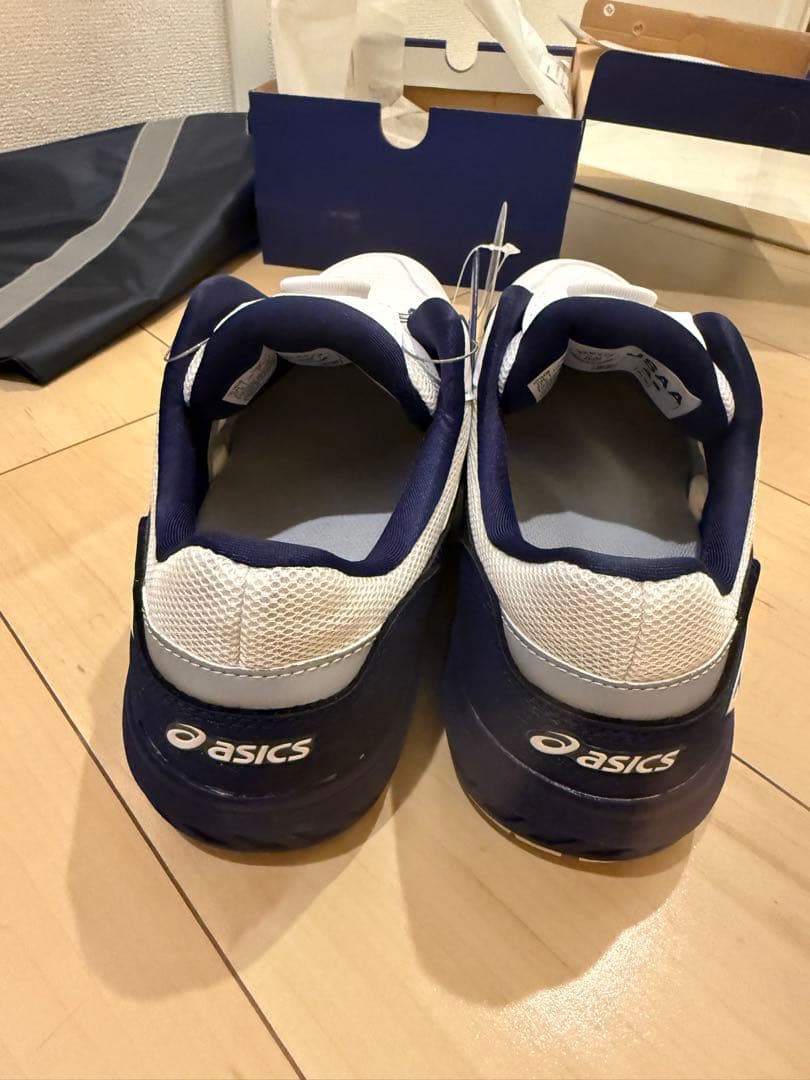 asics BOA スニーカー ホワイト/ネイビー