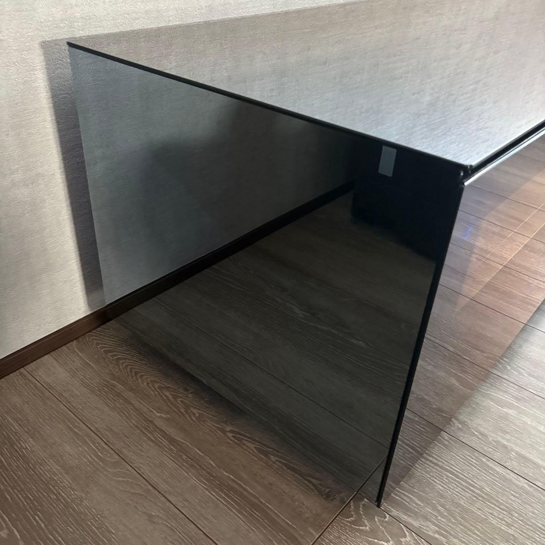 早い者勝ち⭐︎ダークミラーガラス張り テレビボード W150cm