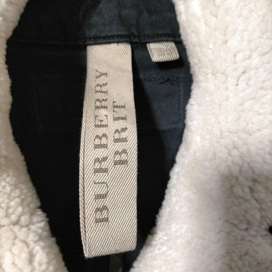 Anakies バーバリー　ファー襟付ショートブルゾンデニムジャケット