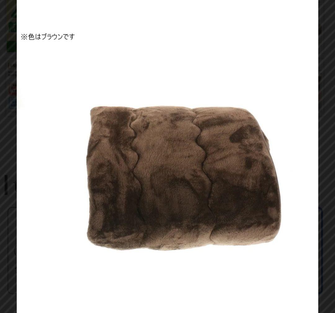 モリリン　あったか6層ラグハイパー185×185　2畳用　ジャパネット　ブラウン