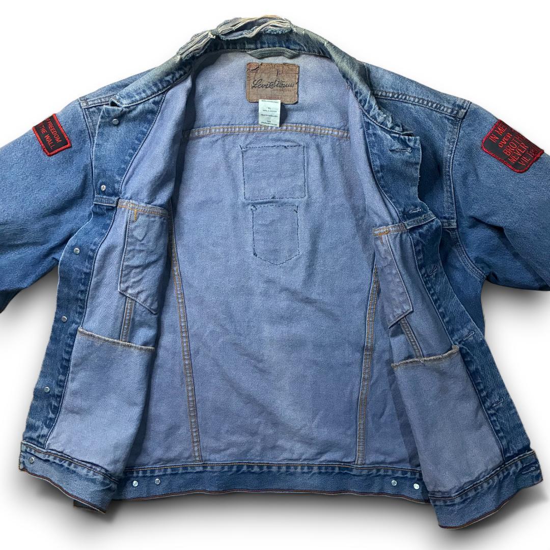 Levi’s デニムジャケット US ARMY ワッペン カスタムパッチ XL