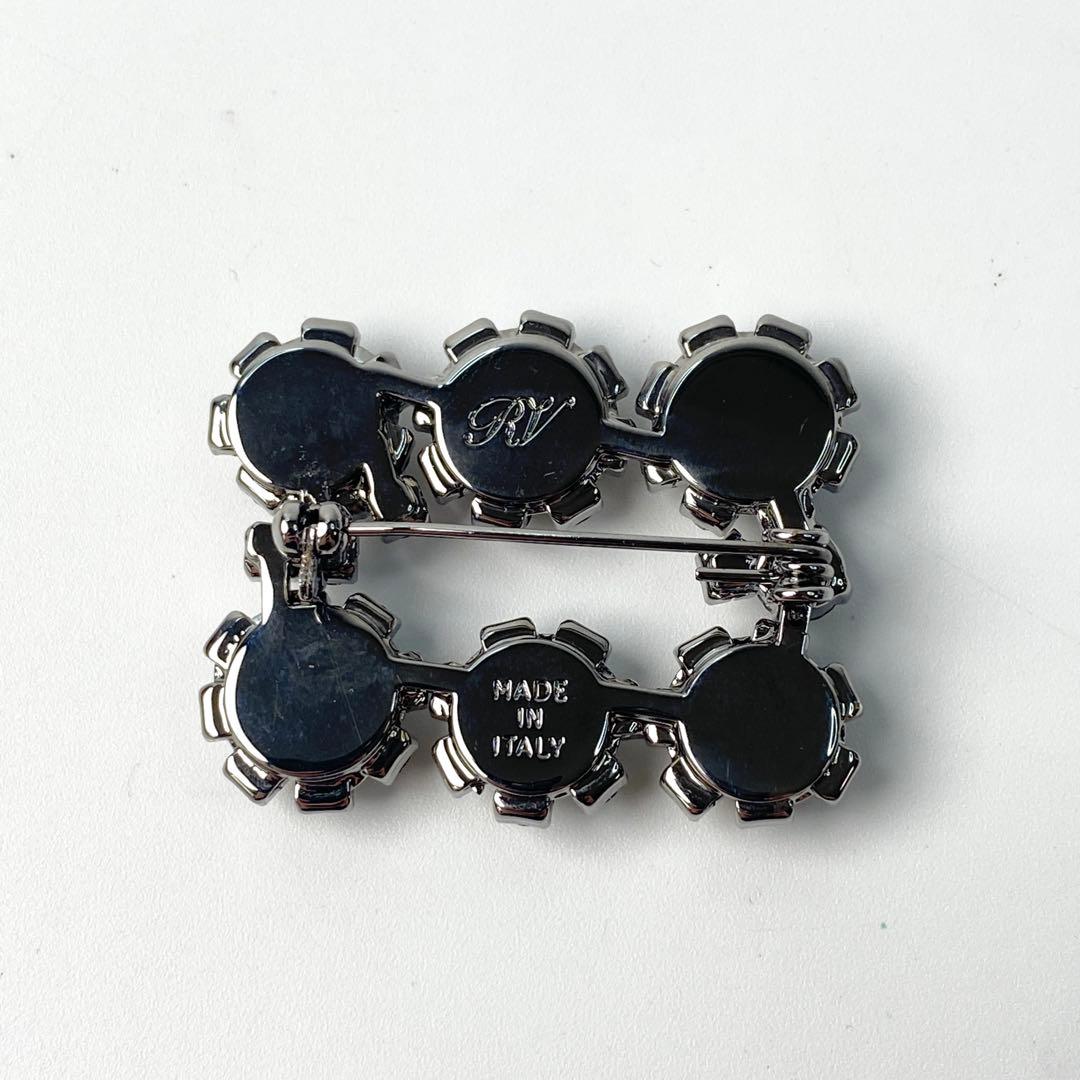 未使用 Roger Vivier エフロレッセンス ブローチ ラインストーン