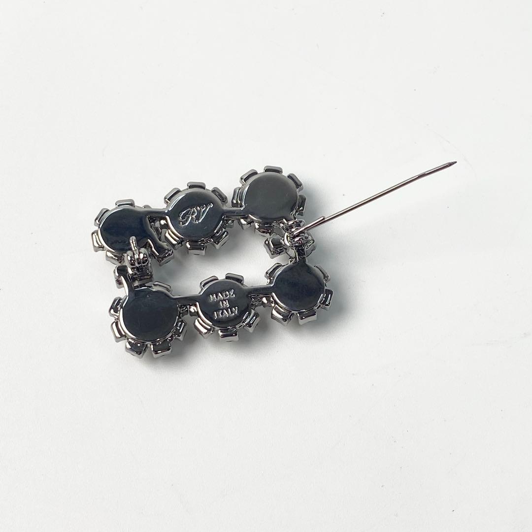 未使用 Roger Vivier エフロレッセンス ブローチ ラインストーン