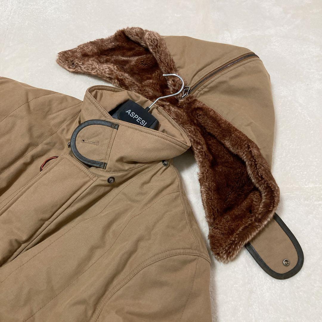 【美品】HUGO BOSS ヒューゴ ボス 裏ボア フード モッズコート 50