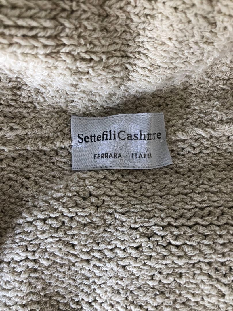 settefili cashmere カシミヤ　ニット　コットン　サイズ42