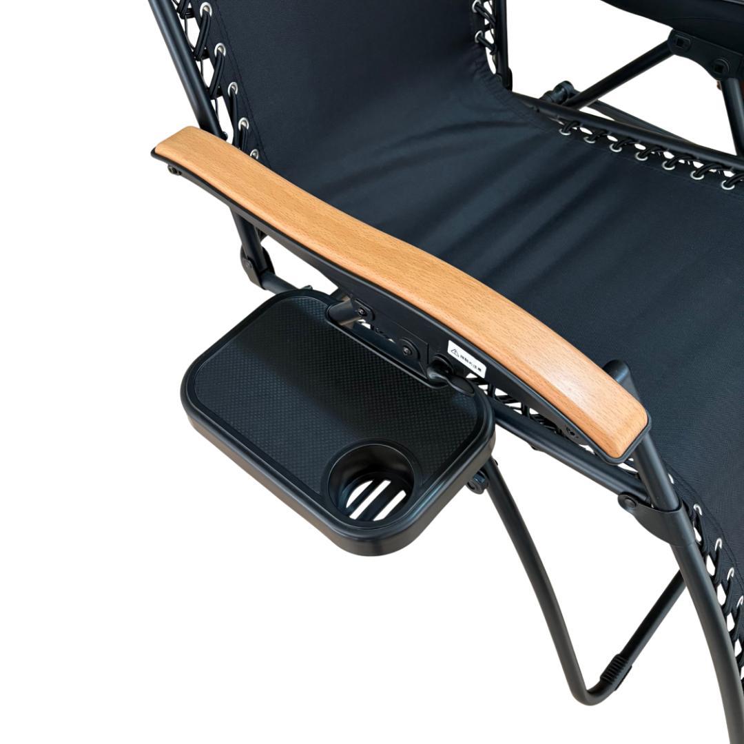 萩原 リラックスチェア ブラック LC-4058BK