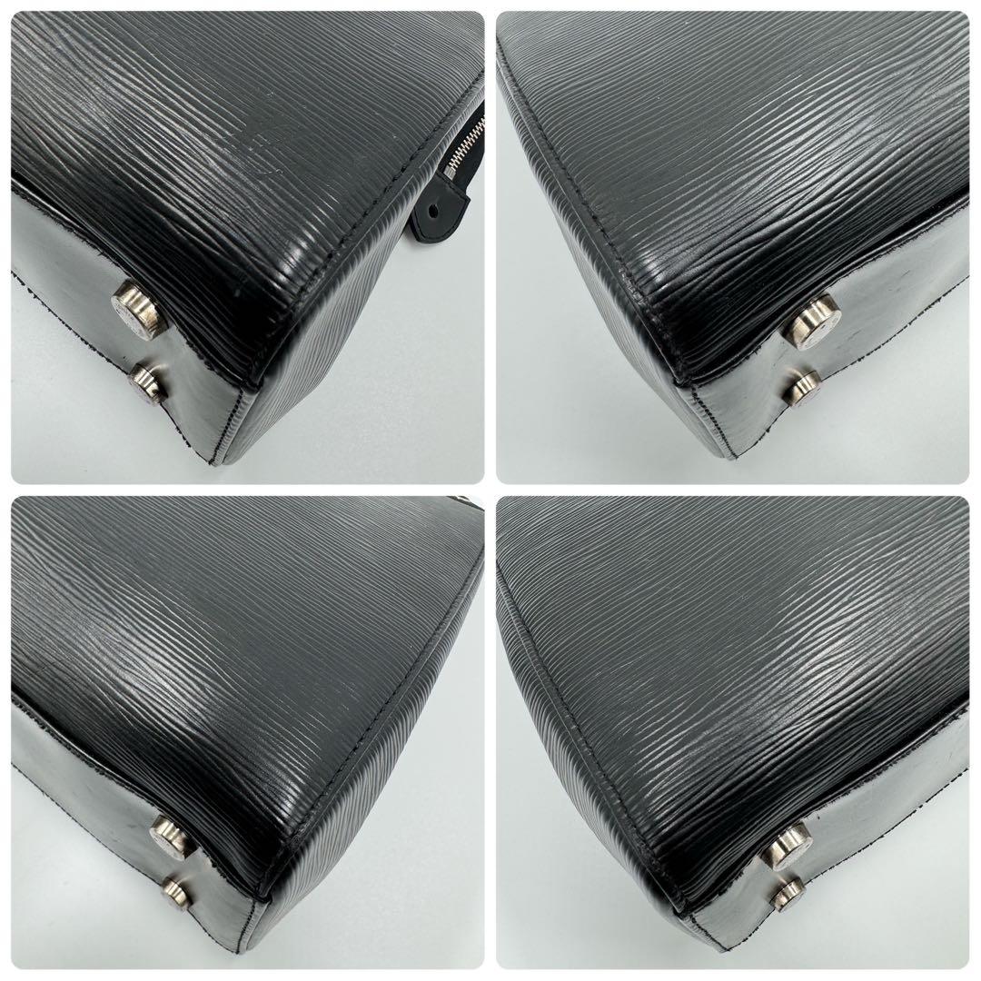 ルイ ヴィトン エピ ブレアGM レザー ハンドバッグ ショルダーバッグ 黒