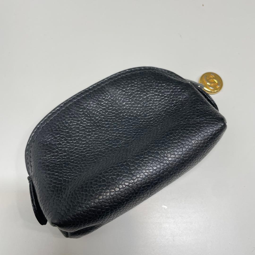 H*A様 CHANEL キャビアスキン　ブラック ケース