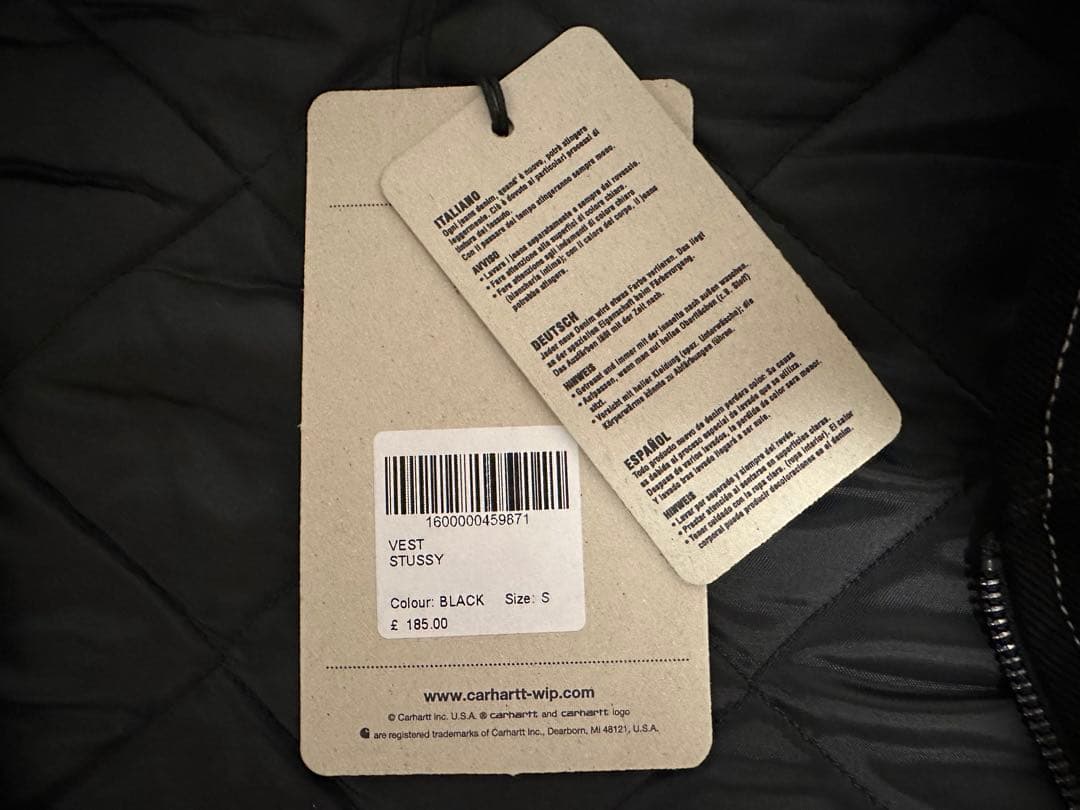 【tortoise 】新品未使用Stussy Carhartt Vest