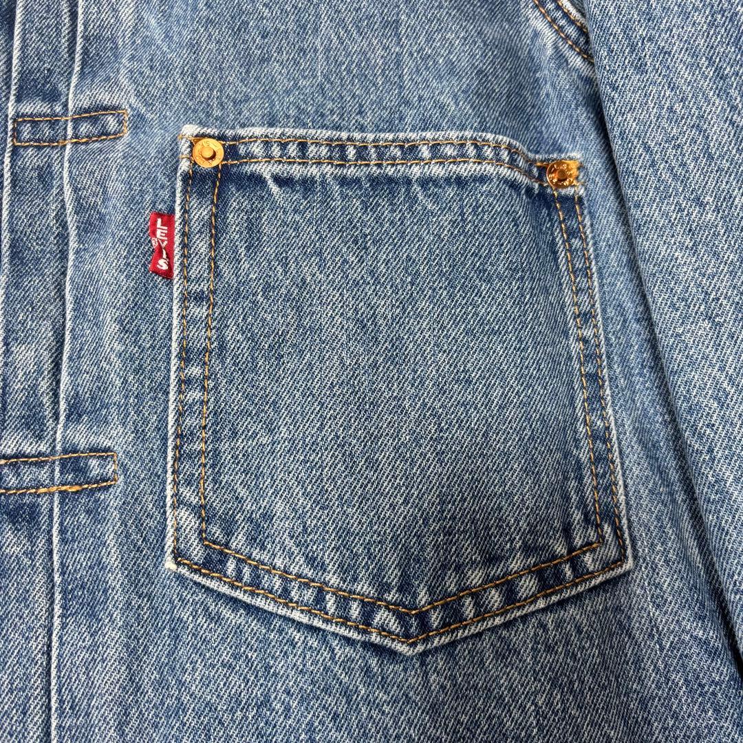 Levi'sリーバイス　デニムジャケット　ファーストタイプ　ダメージ加工　古着