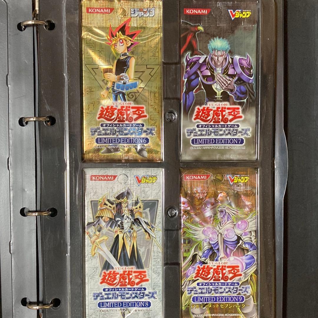 遊戯王リミテッドエディション4〜16 16パックセット　バインダー付き新品未開封