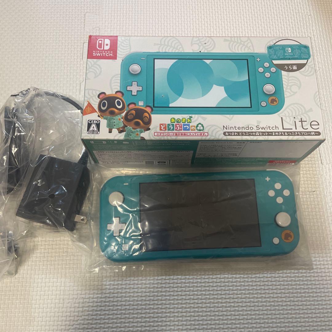美品 Nintendo Switch Light 本体 あつ森PKG 動作OK