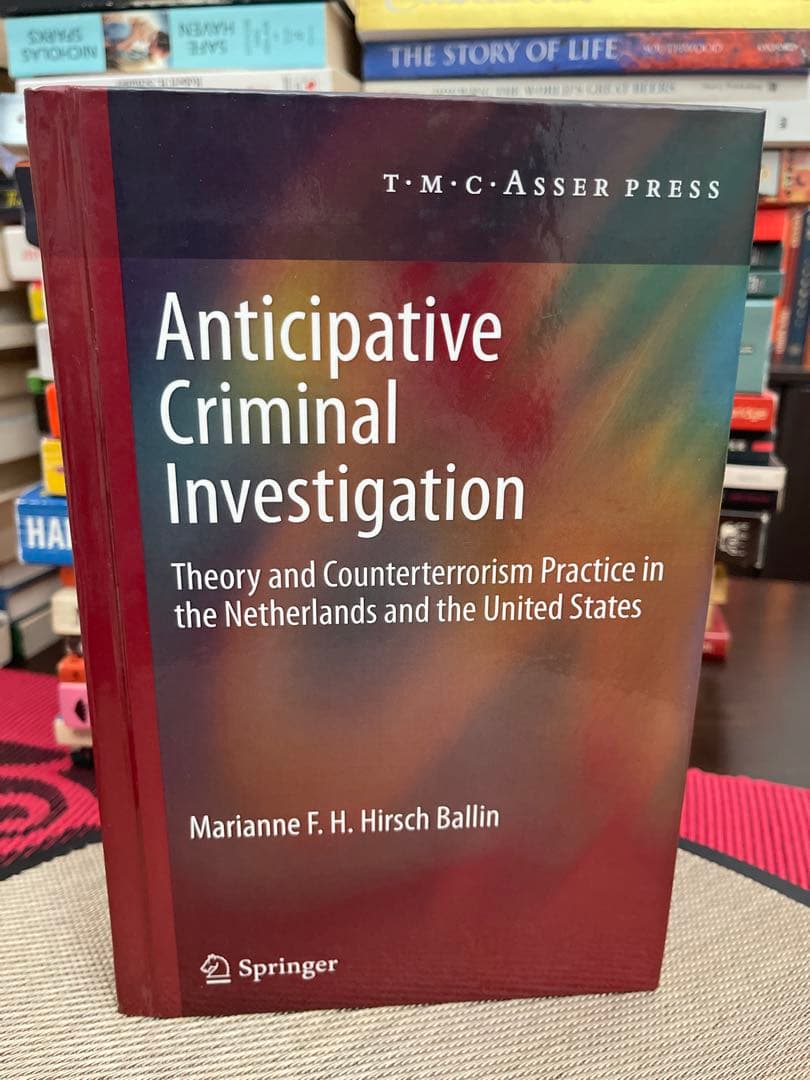 洋書 Anticipative Criminal Investigation