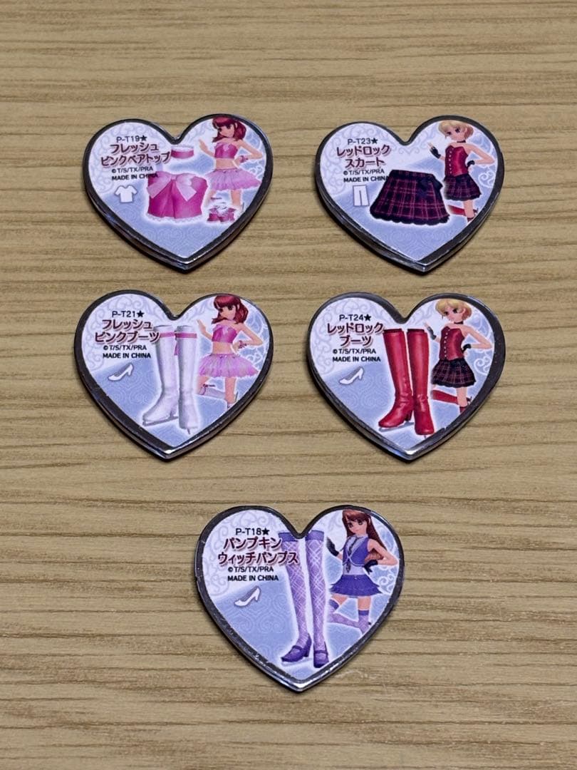 プリティーリズム　あいら・りずむ・みおん　MARs キャラストーン5点セット