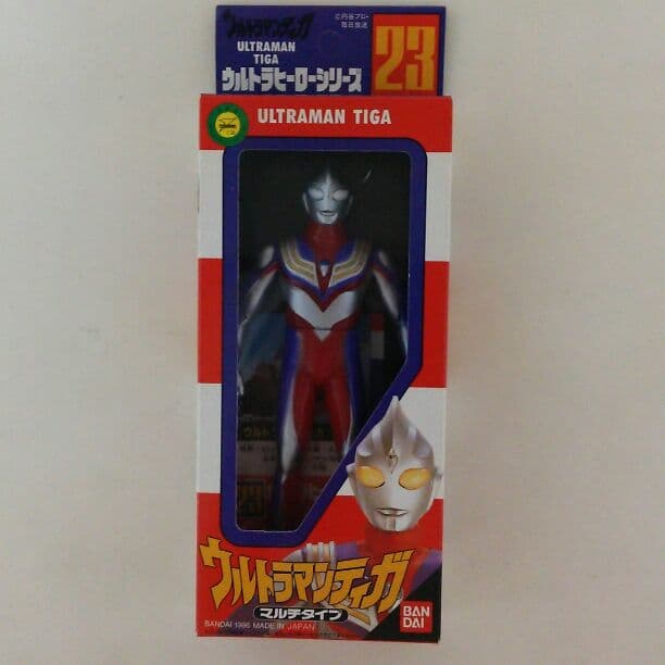 「ウルトラマンティガ」ソフビ人形・ウルトラマンティガ・マルチ（新品・１９９６年）
