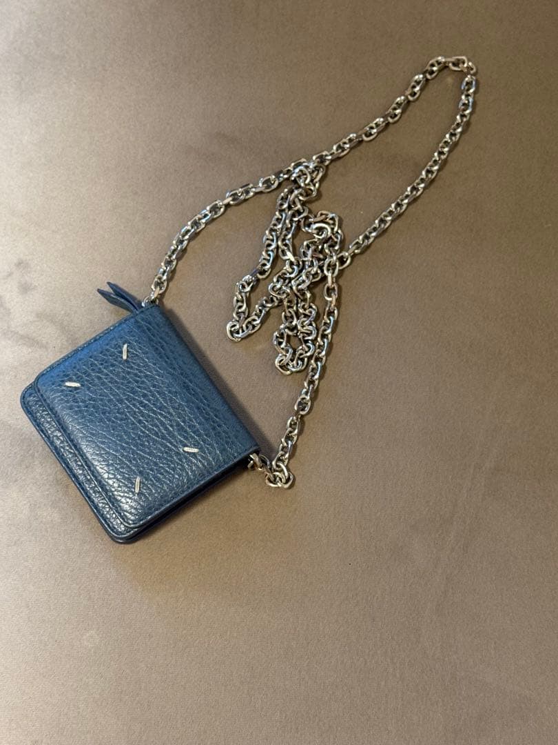Maison Margiela ダークブルー ウォレットチェーン
