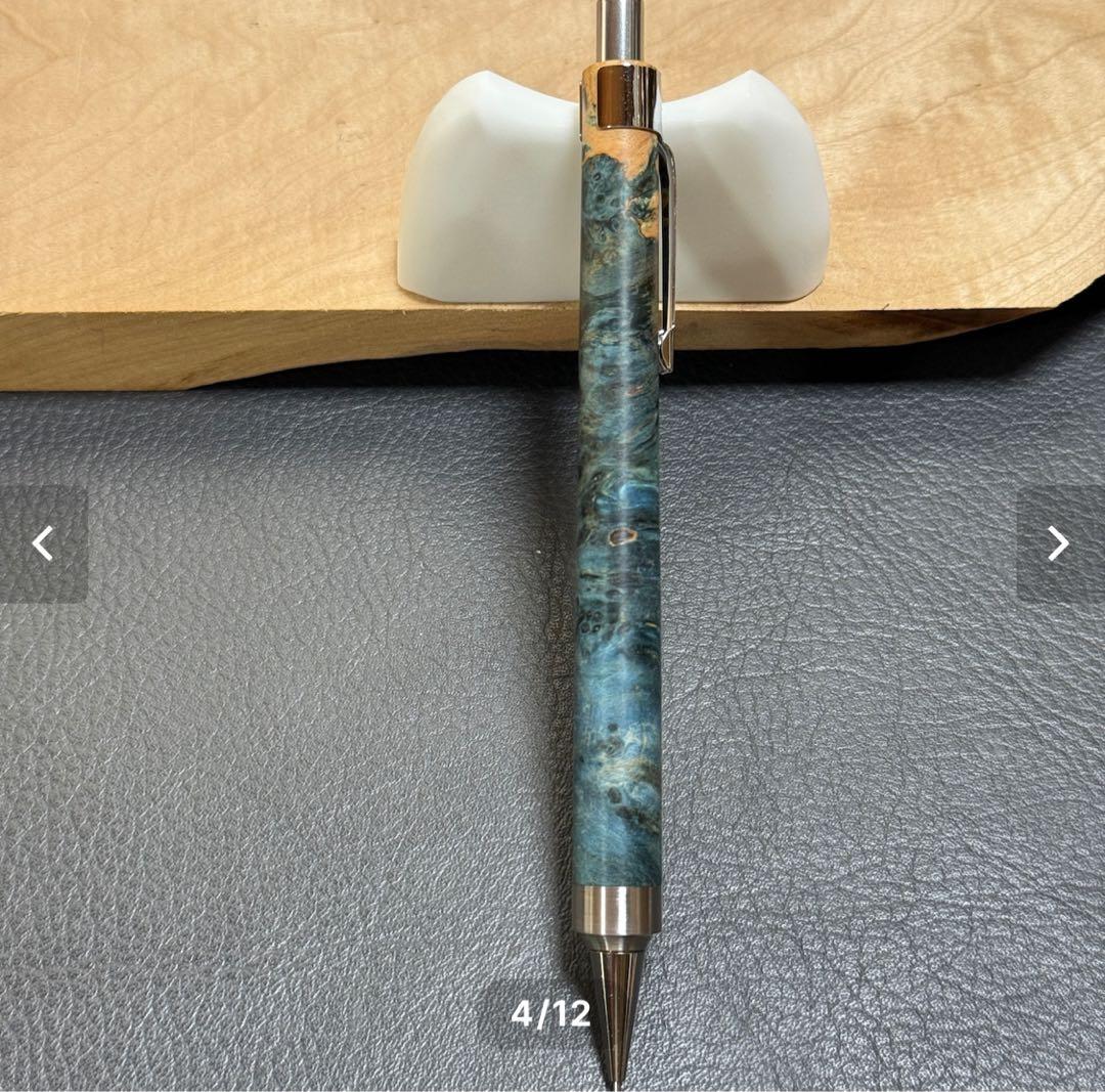 ◉専用ページ　444メープルバールスタビ　木製シャーペン　強低重心R ステンレス