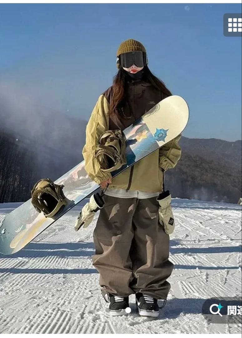 25-26 board ren ブラウンスノーウェア　M