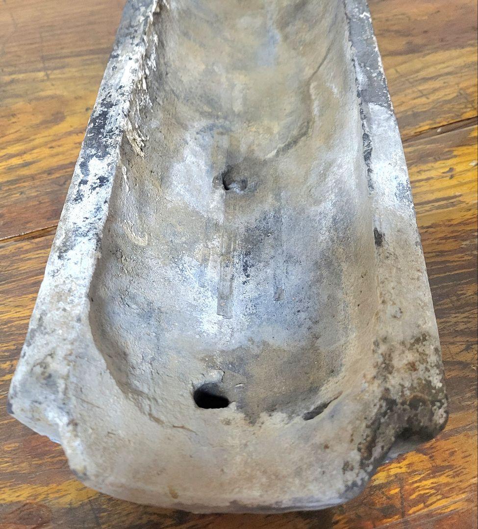 RAN　三つ葉葵紋　瓦　軒先瓦　徳川家所縁の寺院より　時代物