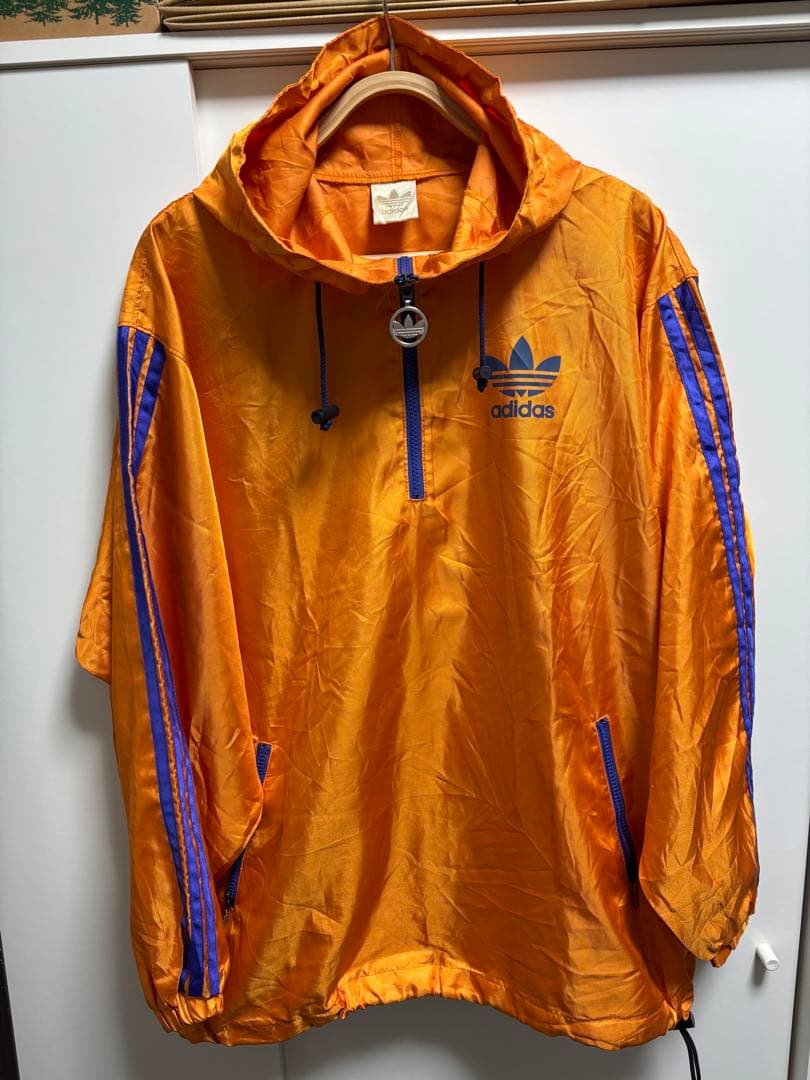 白タグ デサント期 日本製 ナイロンプルオーバージャケット