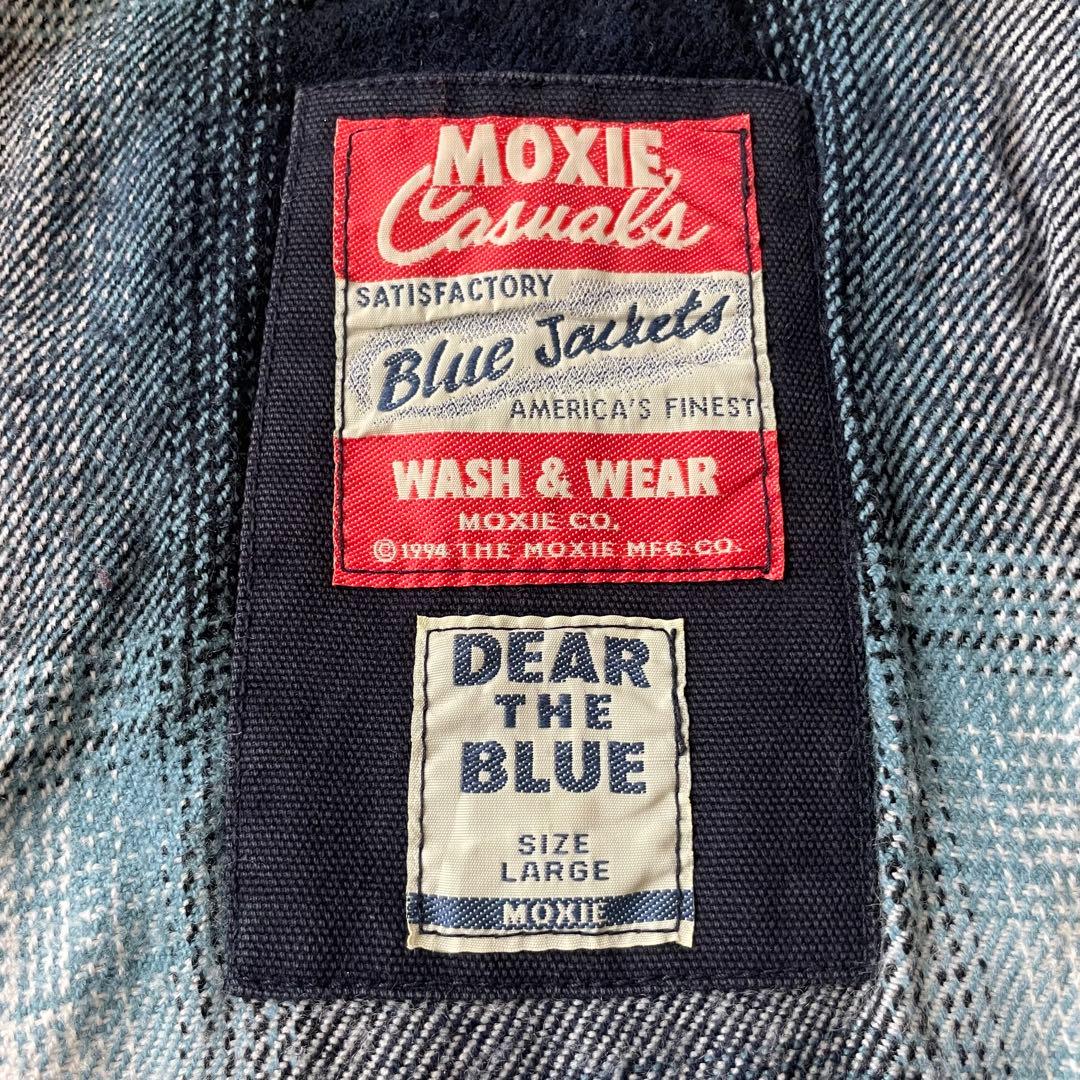 90's ヴィンテージ ダック ファイヤーマンジャケット 短丈 茄子紺 L