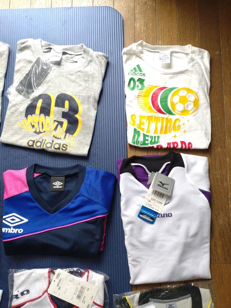 新品未開封アディダス/ウブロ/ミズノ/プーマ Tシャツセット 140サイズ