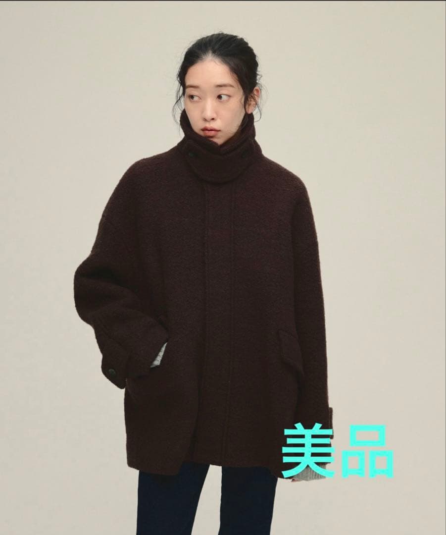 【eL】Boucle Zip Coat