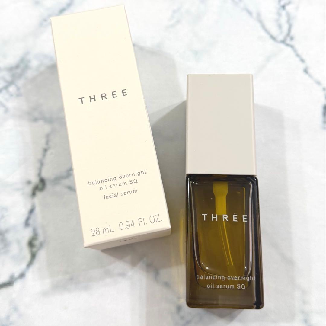 THREE バランシング　オーバーナイト　オイルセラムSQ
