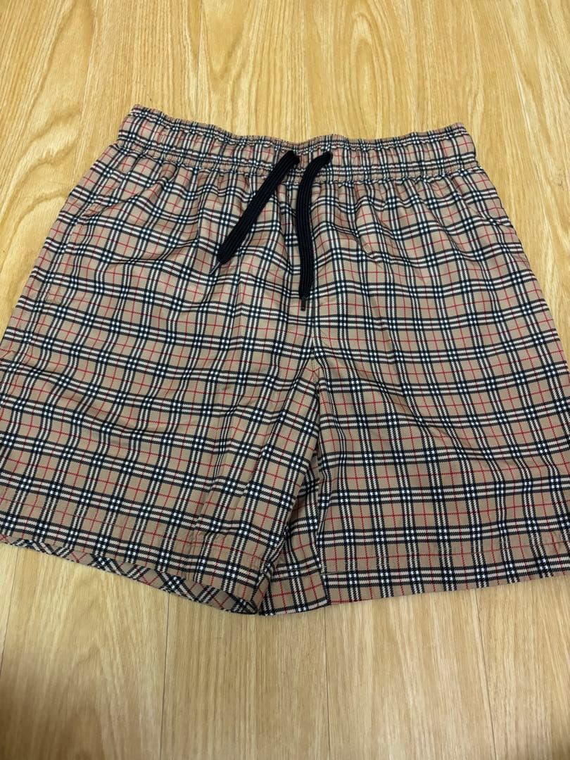 BURBERRY チェック柄スイムパンツ140cm
