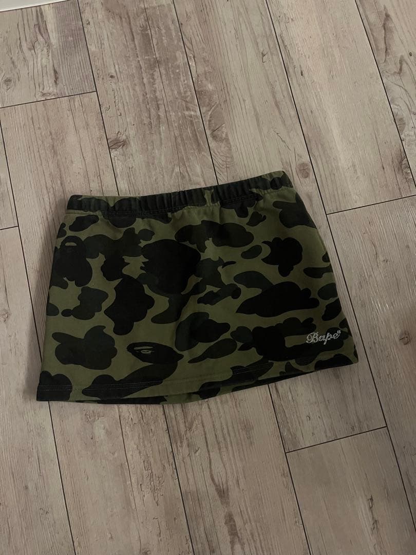 Bape カモフラージュ ミニスカート S