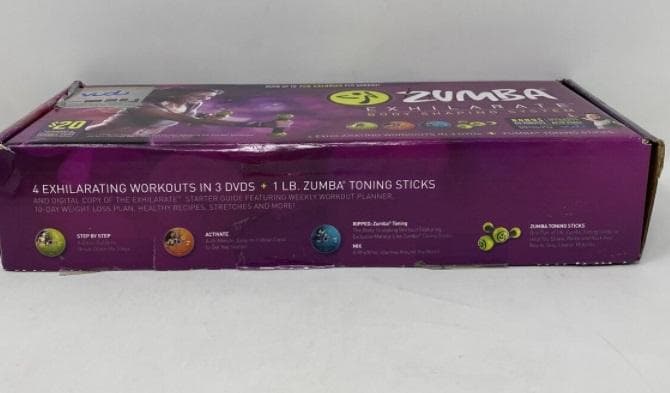 Zumba Fitness  DVD 3本とスティック2本セット　新品