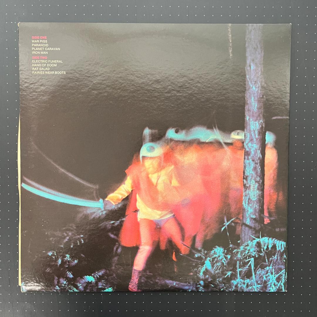 BLACK SABBATH PARANOID LP USファーストプレス盤