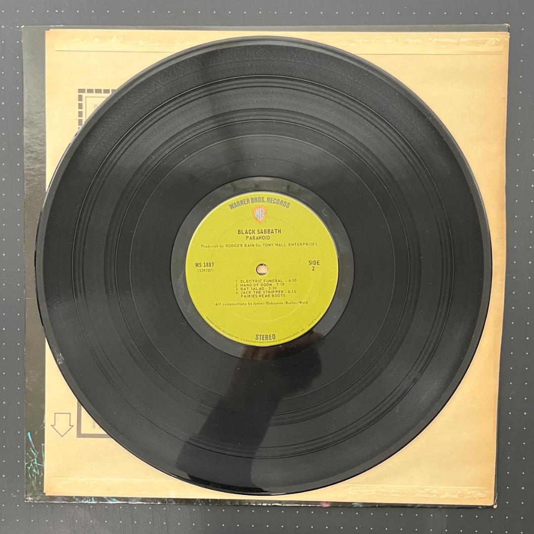 BLACK SABBATH PARANOID LP USファーストプレス盤