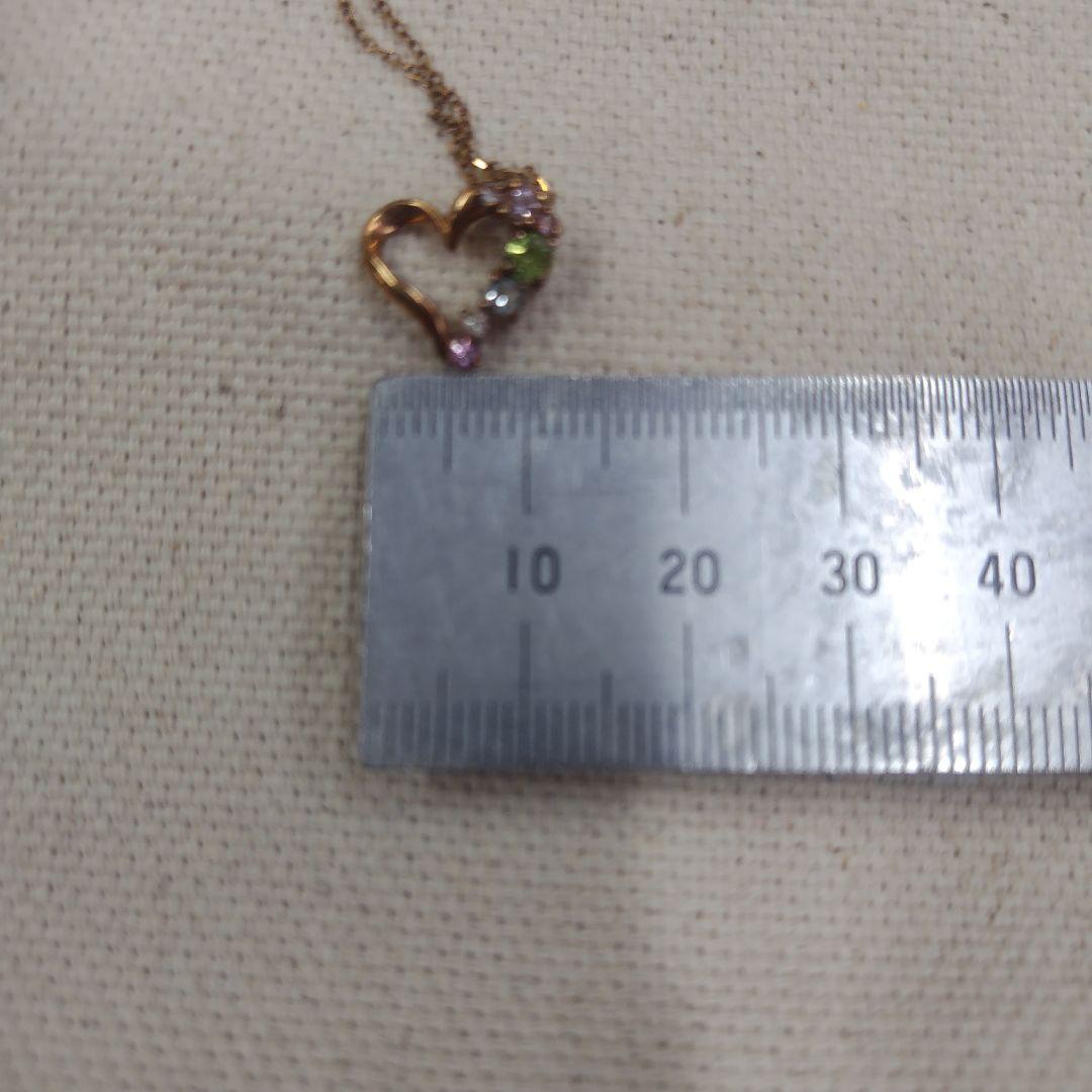 TSUTSUMI K10 ハート型ネックレス