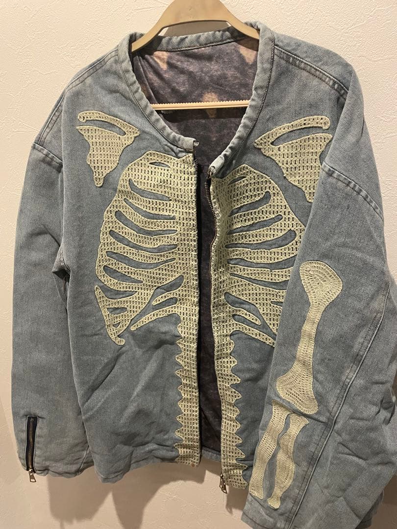 ボーンデニムジャケット　KAPITAL風　タグなし