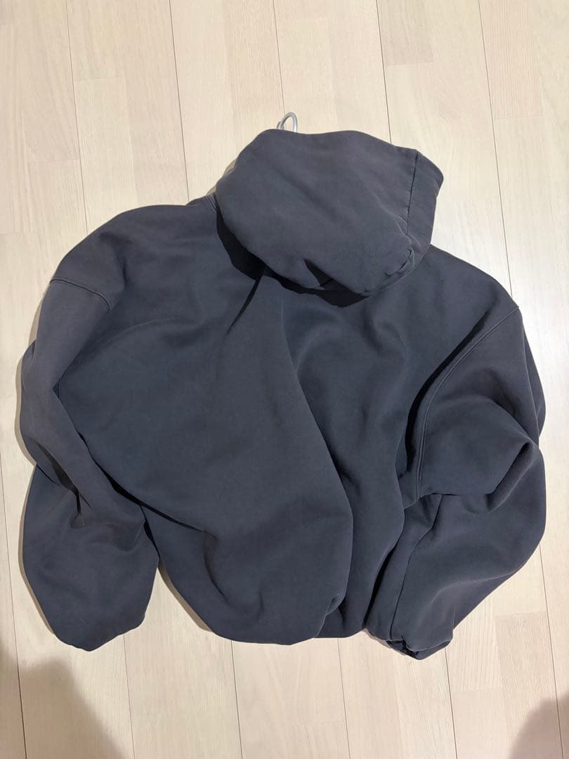YEEZY×GAP×BALENCIAGA logo hoodie black