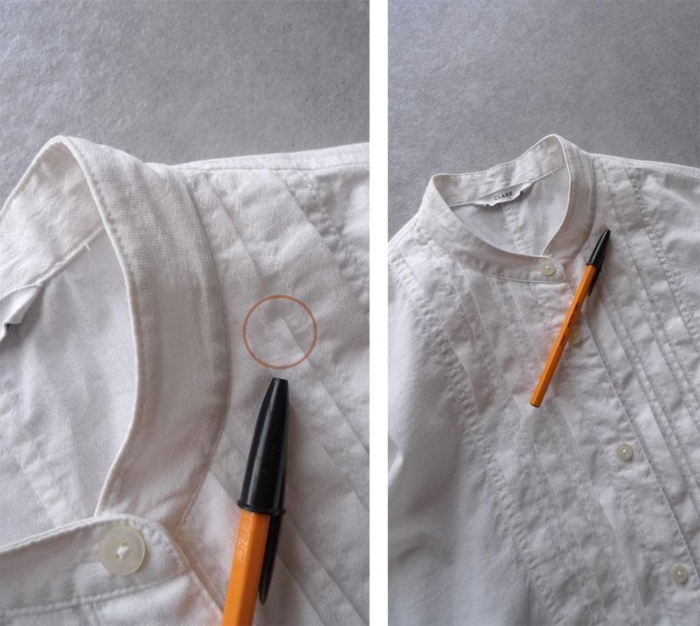 ■おまとめ■美品 CLANE ピンタックブラウス スタンドカラーブラウス