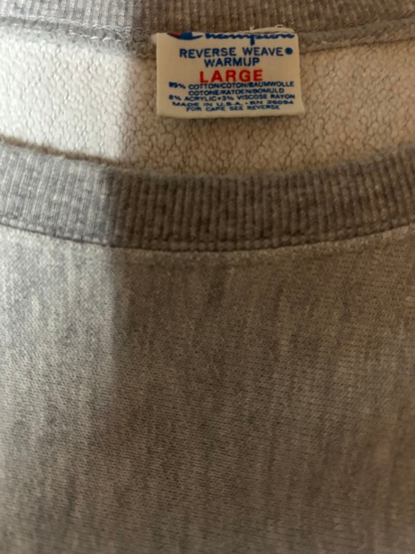 80s チャンピオン リバースウィーブ スウェット 目無し