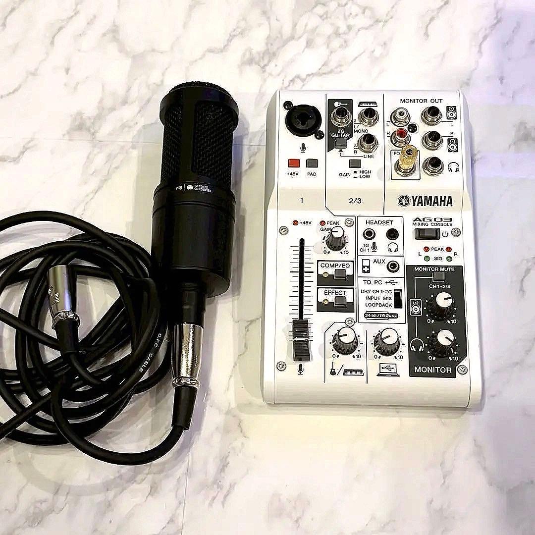 【美品】YAMAHA AG03 MK2 & AT2020 マイクセット