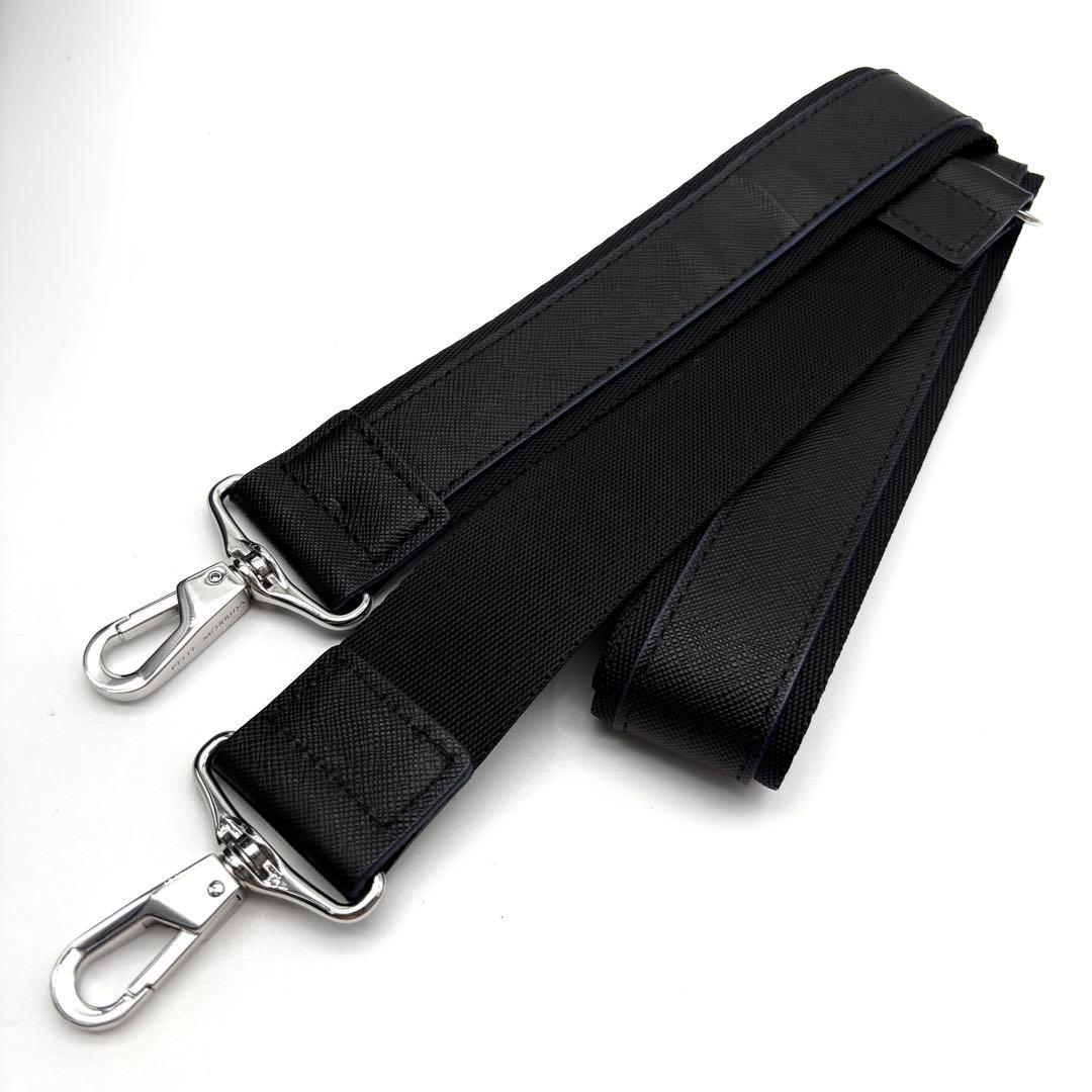 美品 ペッレモルビダ 2way キャピターノ 靴べら付 ビジネスバッグ ロゴ 黒