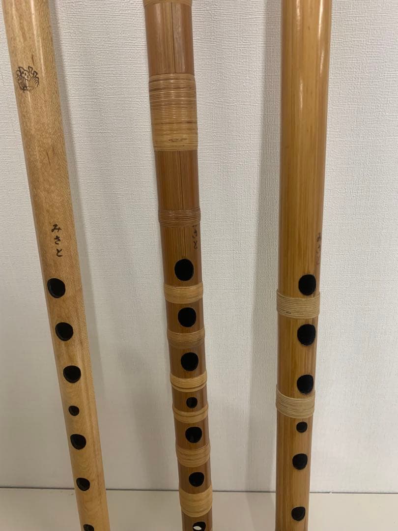 篠笛、みさと笛　3本セット
