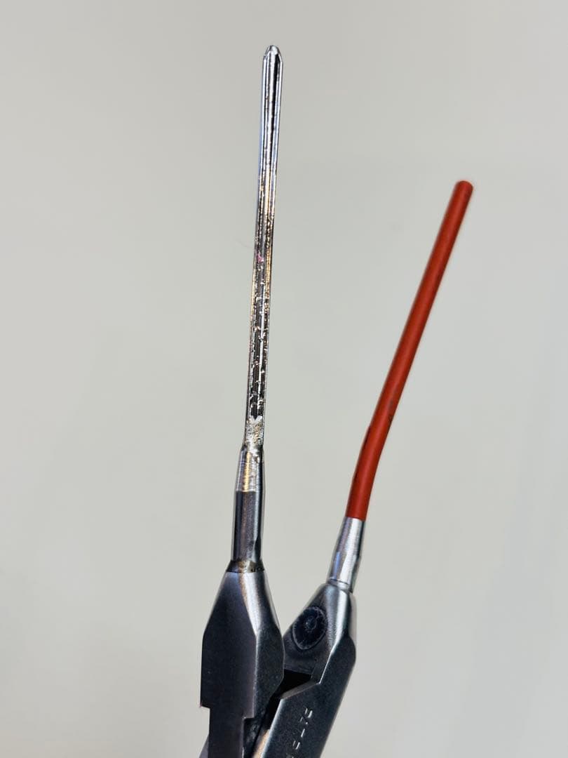 超美品　シルバーアイロン 1.8ミリ超極細アイロン　廃盤品　 /レンツアイロン