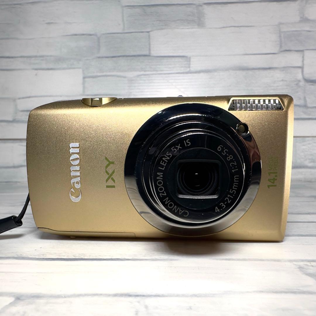 Canon カメラ　IXY 10S PC1467 ゴールド コンデジ　動作品
