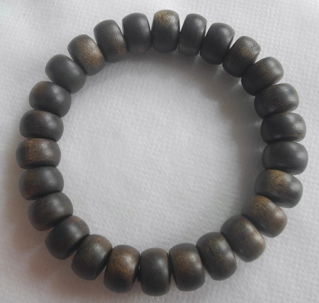 ベトナム産 天然 香木 沈香 数珠 ブレスレット 本物 22g 12mm 伽羅
