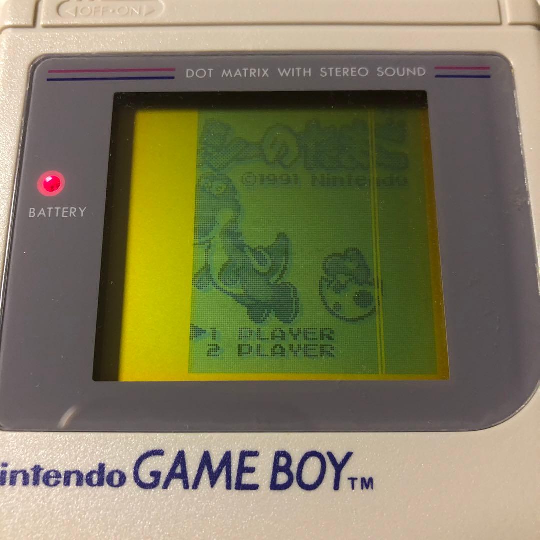GB 『初代 ゲームボーイ 本体 』箱.説明書付き.ジャンク品.