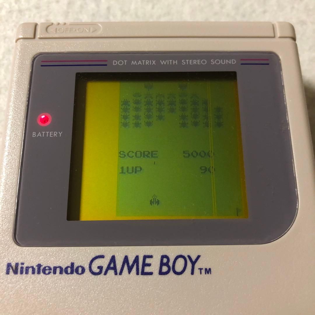GB 『初代 ゲームボーイ 本体 』箱.説明書付き.ジャンク品.