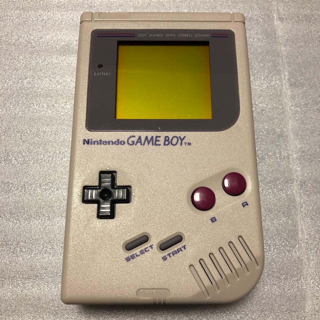 GB 『初代 ゲームボーイ 本体 』箱.説明書付き.ジャンク品.
